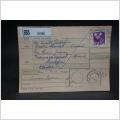 Gammalt Poststämplat  adresskort med  frimärken från 1964 - Svanå