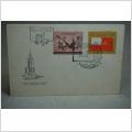 Polska  FDC med stämplade  frimärken - Polen 1956 warszawa