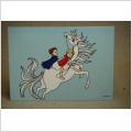 Mio min Mio Astrid lindgren av I Wikland Motiv från 1987 års Rabattfrimärken med Fint stämplat frimärke