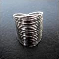 BRED SILVER 925 GHA RING
