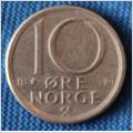 Norge 10 øre 1980