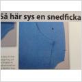 Så här sys en snedficka