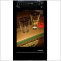Två snapsglas