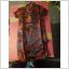 Svart siden kina dress st 2