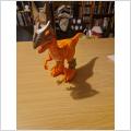 Dinosaurie på batteri
