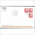 FDC 28/2 1969 Gustav VI Adolf typ III *VINJETT 1*