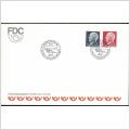 FDC 6/11 1972 Gustaf VI Adolf *VINJETT 1*