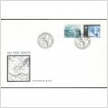 FDC 24/5 1973 Väderlekstjänsten 100 år *VINJETT 1*