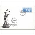 FDC 24/3 1977 Motionsidrott *VINJETT 3*