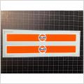 Tekno 447 434 Scania Volvo vattendekaler GULF endast tanksidorna