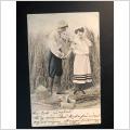 Romantiskt kort England till Nickebo 1903