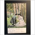 Romantiskt kort England till Nickebo 1903