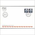 FDC 2/3 1973 Gustaf VI Adolf *VINJETT 1*