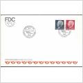 FDC 6/11 1972 Gustaf VI Adolf *VINJETT 1*
