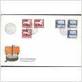FDC 26/4 1973 Forntida konst *VINJETT 2*