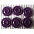 Retro vintage 6 äldre mörklila fasade knappar 18 mm