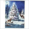 Oskrivet dubbelt kort God Jul & Gott Nytt År