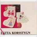 Broderimönster med lätta korsstygn