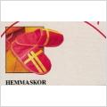 Symönster på mysiga hemmaskor 37 - 39