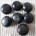 7 Mycket retrofina äldre melerade gråsvarta knappar 18 mm. Vintage