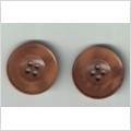 2 Brunmelerade knappar 17 mm