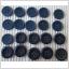 20 Mörkblå 4 - håls knappar i olika modeller 13 - 14 mm