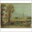 Tavla John Constable - Distant View of Salisbury Cathedral (1821)