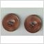 2 Brunmelerade knappar 17 mm