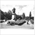 Vykort. Stockholm. Karl XII:s staty Kungsträdgården 1950-60 tal. Pressbyråkort 20387