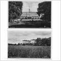 Vykort. Tullgarns slott. 2 kort.. Eksjö adressat.