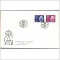 FDC 24/10 1973 Gustaf VI Adolf 1882-1973 *VINJETT 1*