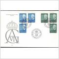 FDC 11/11 1967 Gustaf VI Adolf 85 år *VINJETT 2*