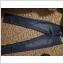 Mörkblå slim fit jeans st 38