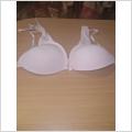Ljusrosa push-up bh med rosett st 80 d