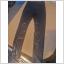 Svarta leggings i fuskskinn st 36