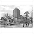 Vykort. Stockholm. Hägersten Uppenbarelsekyrkan 1950-60 tal. Pressbyråkort 301319